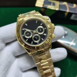 Laojia Daytona seeria Roheline Kuldne Universum Kronograaf T&auml;isautomaatne Meeste k&auml;ekell