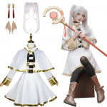 Friereni Cosplay kost&uuml;&uuml;m ja parukas komplekt Halloweeni kost&uuml;&uuml;m [Agtop] - (Frieren, L) [&uuml;ksus]