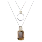 Swarovski Aafrika Elegants Originaaldisain Kristallkaelakee Unisex kaelakee Pruun 5622784 F,Coffee