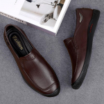 Ehtne Nahk Meeste Vabaajajalatsid Luksusbr&auml;ndi Meeste Mokassiinid Moccasins Hingavad Slip-on Kerged S&otilde;idujalatsid Brogue Jalatsid 37 pruun