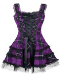 Moodne ruuduline pitskleit, lukuga paelad, varrukateta, v&otilde;rkmaterjalist midi-kleit naistele, pitskleit. Purple XL black