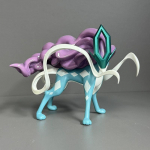 Anime kujukeste kogu 1/20 m&otilde;&otilde;tkava Kolm P&uuml;ha Suicune Entei Raikou PVC kuju Koguja tuba Dekoor Kohandatud m&auml;nguasjad J&otilde;ulukingitused pruun