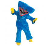 Maskeerimiskost&uuml;&uuml;m Huggy Wuggy Ametlik Poppy Playtime Laste Deluxe Kost&uuml;&uuml;m Peaosaga Suurus (7-8)