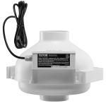 4 kuni 4,5 radooni v&auml;hendamise ventilaators&uuml;steem Vaikne 190CFM Inline-torustik Veekindel