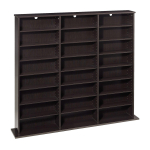 Meedia hoiukapp, 8-korruseline DVD riiulikorraldaja, 142 x 22 x 130 cm Multimeedia hoiukorraldaja CD-de, DVD-de, raamatute ja m&auml;ngude jaoks, CD-riiul elutuppa