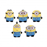 Minions Squeeze 'N Sing pehme m&auml;nguasi pl&uuml;&uuml;sist t&auml;issari - t&auml;iskomplekt 5 tk