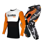 Motokrossi riietekomplekt lastele Noorte s&auml;rgi ja p&uuml;kste komplektid laps roheline Mootorratta must 3 4 5 6 7 8 9 10 aastat Maastikus&otilde;idu &uuml;likond sinine oranž Enduro kross poiss t&uuml;druk XL-26 black