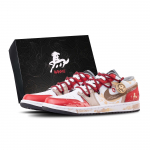 Jordan Air Jordan 1 Kevadfestival Saabub Pehmendus Madal L&otilde;ige Vintage Korvpallijalatsid Unisex Valge Punane 553558-040(Meeskond144-) 43