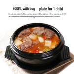 Sama stiili Korea kivipott &ndash; t&auml;iuslik Bibimbapi, Doenjang Jjigae, Samgyetangi, aurutatud munade ja muu jaoks.