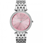 Michael Kors MK3352 Darci Roosa sihver naiste k&auml;ekell 39mm roosa