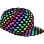 Lame nokaga Trucker m&uuml;tsid naistele meestele Moodsad mugavad reguleeritavad V&auml;rviline s&uuml;dameprindiga lame nokaga baseballikork Snapback m&uuml;ts Isa m&uuml;tsid One Size black