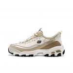 Skechers DLites Mugavad Mitmek&uuml;lgsed Madalad Isa Tossud Naiste toss Valge Pruun 150721-NAT 36.5