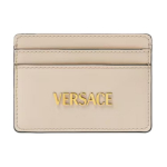 Versace Silt Kuldne Riistvara Nahast Kaardihoidja Naiste Aksessuaarid Beež 1020081-1A13677_1YD7V Basic Set (Bag+Dust Bag)