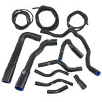 Silikoonist Radiaatorivoolik Silikoonist Jahutusvedeliku vooliku komplekt - Vaakuumvoolikute komplekt BMW E36 M3 325i 316i 1992~1999 jaoks (Euroopa mudel) K8-003-V Black 12pcs