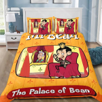 Multikas tekikate padjap&uuml;&uuml;r Voodipesu komplekt T&auml;iskasvanud Poiss Hr B-Bean T&uuml;druk Magamistoa kaunistus Laste kingitus &Uuml;heinimese Kaheinimese Suur suurus EU Single 90x200cm