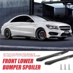 UUS-Auto esiosa alumine kaitseraua k&uuml;lgspoiler Mercedes-Benz CLA-klassile W117 C117 CLA45 CLA200 CLA220 bright black