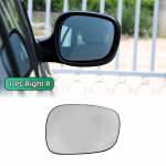 K&uuml;ljepeegel BMW X1 E84 2009-2015 jaoks BMW X3 F25 2010- jaoks Kuumutatav klaas Tiiva tagumine peegliklaas Asendus