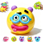 Smushers Squishy Curiosities Koera N&auml;ovahetuse Squishy M&auml;nguasi Pehme Vormitav Armas Aeglaselt T&otilde;usev Pigistatav M&auml;nguasi L&otilde;&otilde;gastav Sensoorne S&uuml;nnip&auml;evakingitused yellow