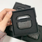 Luksuslik 3K p&auml;ris s&uuml;sinikkiust kaitse&uuml;mbris Airpods Pro 2. p&otilde;lvkonna k&otilde;rvaklappidele AirPods 4 gray