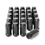 M14x1.5 3/4 Kuuskant Must Rattapoldid Chevrolet Silverado Suburban 1500 Ford Expedition F-150 Ram 1500 jaoks 45mm Kooniline Istmega Rattapoldid M14x1.5