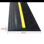Veekindel, tolmukindel ja tuulekindel tihendusriba ilma puurimiseta garaaži- ja rulluksektsioonidele 90mm*13mm, 1m, no glue, suitable for concrete gray