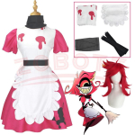 Niffty Anime Niff Cosplay Kost&uuml;&uuml;m &Uuml;likond Armas Kuradi Rollim&auml;ngu Riided Parukas &Uuml;htne Hotelli Cosplay Halloweeni Pidulik Naiste Kleit XS（old） black