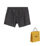 FENDI Meeste ujumisp&uuml;ksid Tehniline kangas Must FXB077A79FF0P9B 48-No Original Gift Bag Or Gift Box gray