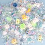 Lapsed Laste 5/10 tk Taba Squishy Kawaii Mini &Otilde;rn Loom Kassik&uuml;&uuml;s J&auml;&auml;kuubik Karu K&auml;sit&ouml;&ouml; DIY Kingitus Kingitus Ripats V&auml;ljapressitud Kingitus Kingitus