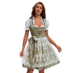 Suurusele sobiv Oktoberfest naiste &otilde;llekleit, S-5XL, Saksa tr&uuml;kiga, Lavaesinemiseks brown