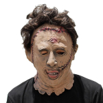 Mootorsae Massacre Mask Texas Ghostface Tapja Halloweeni Maskeraad &Otilde;udusfilmi Teema The Texas Chainsaw Massac black