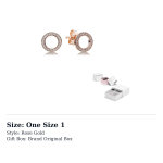 Pandora k&otilde;rvar&otilde;ngad Naiste 280585CZ One Size 1 roosa kuldne v&auml;rv