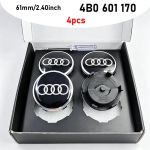 Auto ujuvratta keskmine kate rummukate 4 tk 60mm 61mm 68mm 69mm m&auml;rk Audi B5 B6 B8 A3 8P 8V 8L A5 A6 C6 C7 A1 A7 A8 Q A4 S4 jaoks Audi