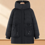 Suured suurused 4XL-8XL Keskealiste naiste talvised pikad mantlid kapuutsiga, elegantsed, paksud, soojad, &uuml;lem&otilde;&otilde;dulised parkad, naiste jakid 6XL