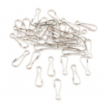 20 tk Metallist kaelapael, vedruklambrid, konksud, leiud isetegemine, pikkus 2,5 cm