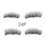 3 Magnetic Mink Eyelashes 3D Magnet kunstripsmete pikendus Naturaalne pruun kunstripsmete ehitamine 24P