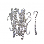 20 tk Tiibeti h&otilde;bedased helmed J&auml;rjehoidjad karikakra lilled silmus isetegemine 81mm