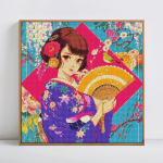 5D DIY t&auml;is&uuml;mmargune portree teemantmaal T&uuml;druku teemanttikandid Mosaiik Loomadekoratsioon 30x30