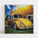 Teemantmaaling &uuml;mmarguste kivide maastik Teemantmosaiik, auto hobi ja k&auml;sit&ouml;&ouml; kivitikandid 30x30