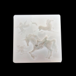 Koogivorm DIY ehete epoks&uuml; silikoonvorm kristall-epoks&uuml; pooll&auml;bipaistev vorm mitmev&auml;rviline