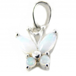 Les Tr&eacute;sors De Lily [E8673] - h&otilde;bedane ripats  Goddess Opal  h&otilde;bevalge (roodiumiga kaetud) - 9x8 mm valge