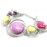 NOA [I4929] &ndash; disainerk&auml;ev&otilde;ru 'Dragibus' roosa kollane lilla Heleroosa