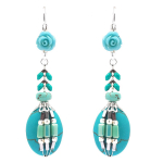 Les Tr&eacute;sors De Lily [Q8748] &ndash; Acapulco disainitud liiprid, t&uuml;rkiissinine h&otilde;be &ndash; 50x15 mm t&uuml;rkiissinine