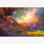 5D DIY Teemantmaaling Lilled Scenery Ristpistes Teemanttikandid Kingitus K&auml;sitsi valmistatud kodukaunistus 20X30CM