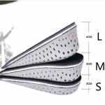 1 paar naiste meeste pikkust t&otilde;stev sisetald hingav unisex t&auml;ispoolsisetallad kanna siset&uuml;kk Spordijalatsid polsterdus 2&ndash;4 cm jalahooldus L