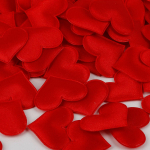 100tk/kott 5,5*5,5cm S&uuml;damekujulised kroonlehed Pulma s&otilde;brap&auml;eva viskelaua kaunistus 32x25mm