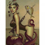 Teemanttikandid Sexy Beauty 5D Teemantmaali mosaiik Pilt K&auml;sitsi valmistatud kodukaunistus 20X30CM
