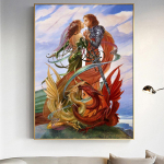 T&auml;is&uuml;mmargune teemantmaaling 5d DIY teemanttikandid mosaiik k&auml;sitsi valmistatud kingitus 20X30CM