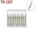 1 pakk Dental Diamond FG kiired puurid poleerimiseks ja silumiseks hambapoleerijad TR-12EF