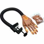 &Auml;sja t&auml;iustatud manik&uuml;&uuml;ri praktika Paindlik korduvkasutatav k&auml;tes&otilde;rm k&uuml;&uuml;neotstega Reguleeritavad treenivad k&auml;ed 1 Set