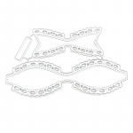 Vibu metalli l&otilde;ikamine matriitsi &scaron;abloon Scrapbooking DIY album tempel paber kaardi reljeef